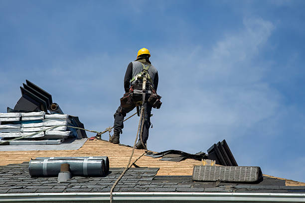 Professional Roofing technician working in Flowery Branch, GA
